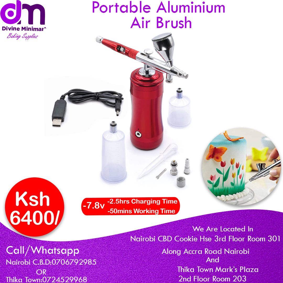 Aluminium Cake Airbrush Gun Divine Minimart Kenya Kenya