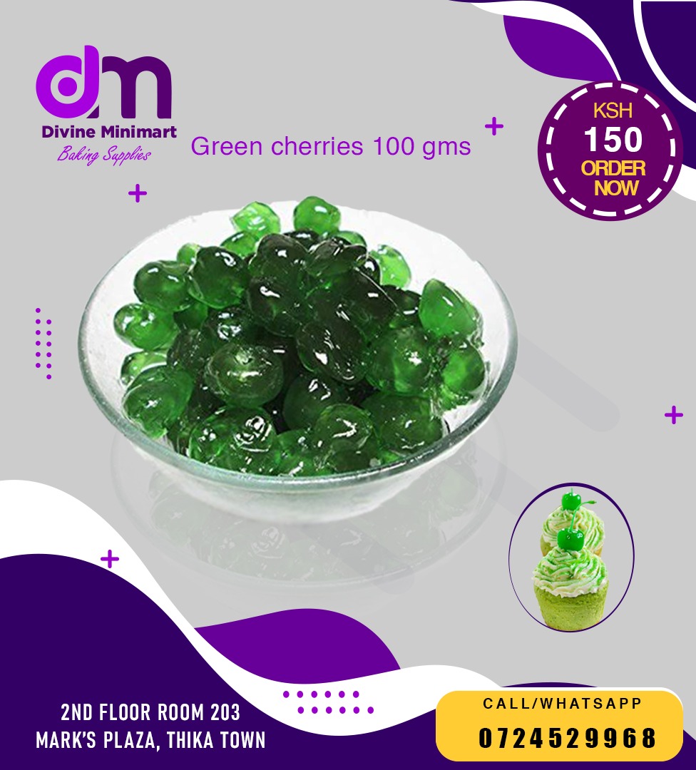 Green cherries (100g) Divine MiniMart Kenya Kenya