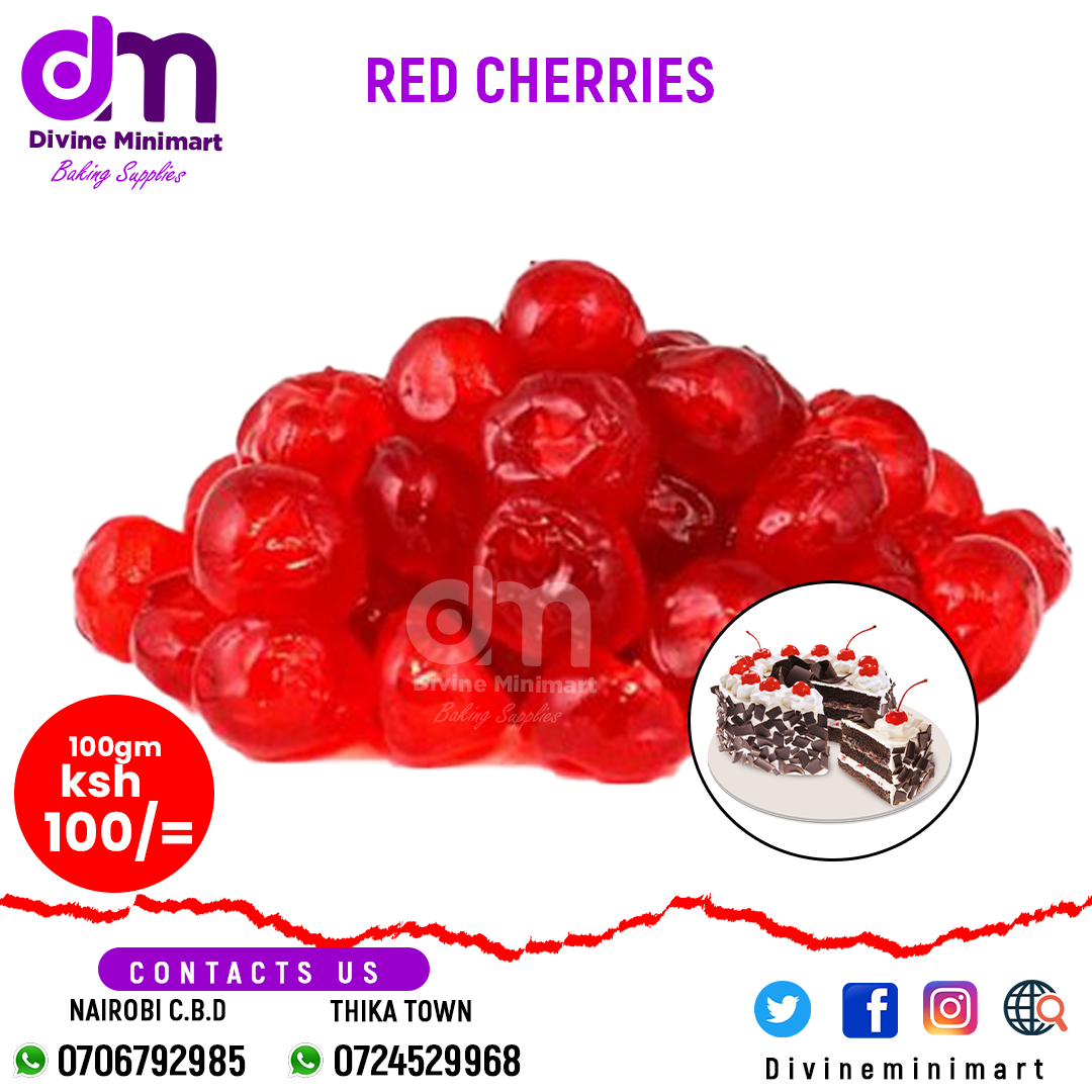 Red Cherriesfrom 100gms Divine MiniMart Kenya