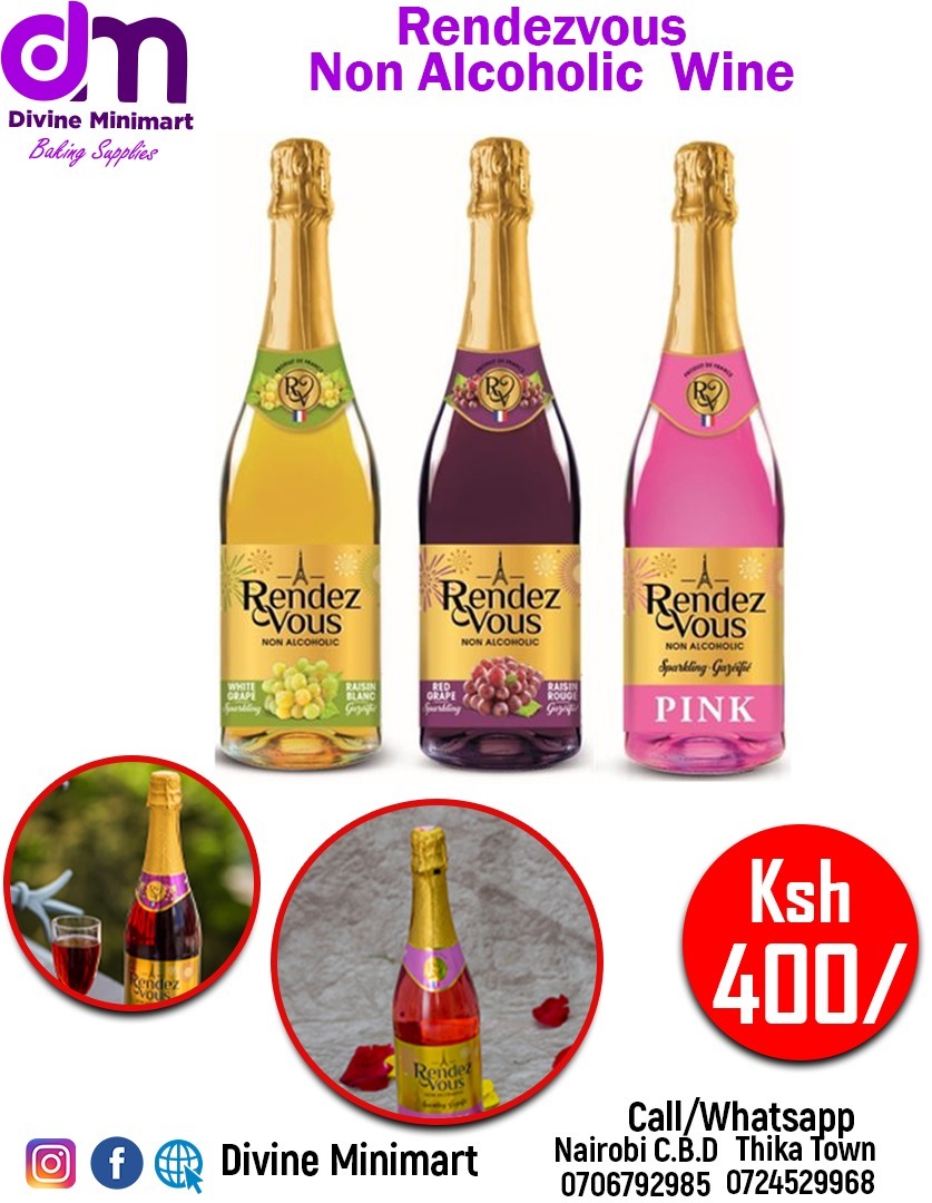 Rendez Vous NonAlcoholic Wine Divine MiniMart Kenya Kenya